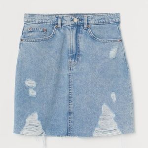 Distressed Jean Skit